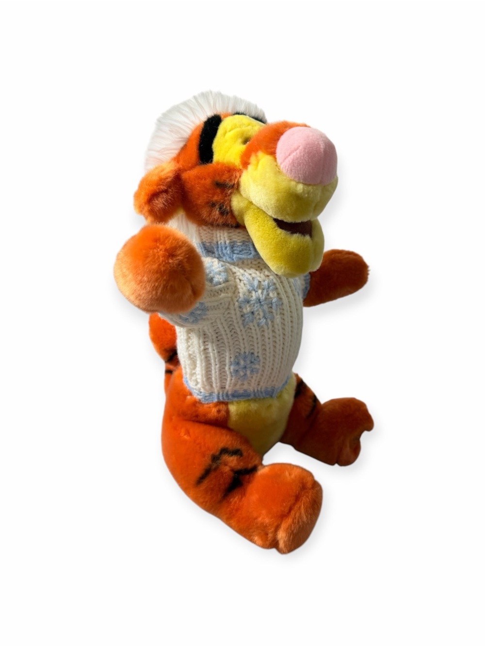 Disney Store Exclusive Tigger Plush Winter White Ice Blue Sweater